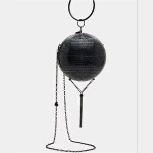 Betsey Johnson Kitsch Dancin Queen Bag - Black NWT